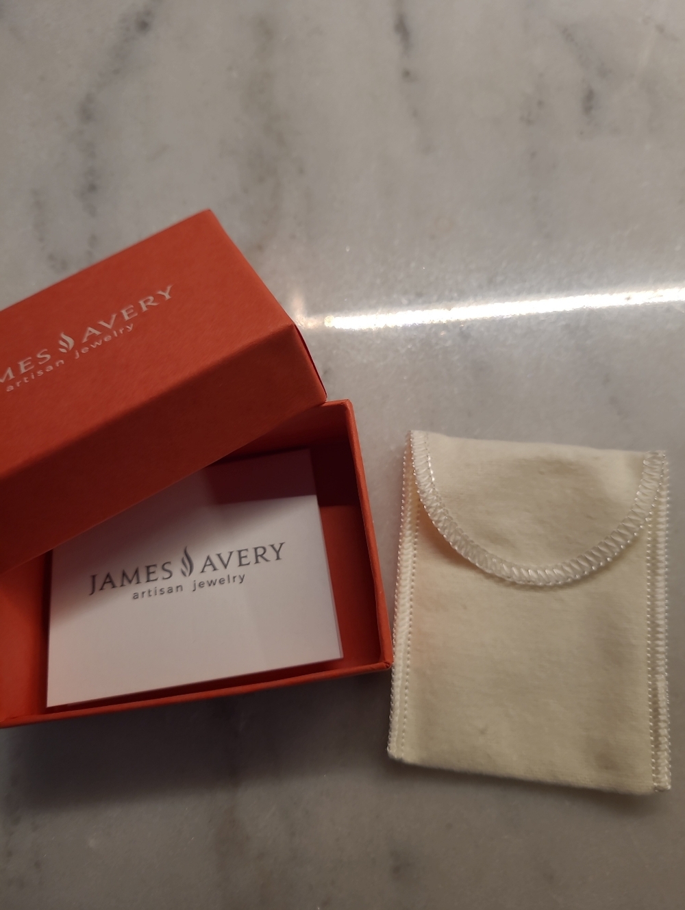 Retired James Avery Cultured Mabe Pearl Cabochon Ring in 14k Gold Sz 8 - Picture 6 of 6